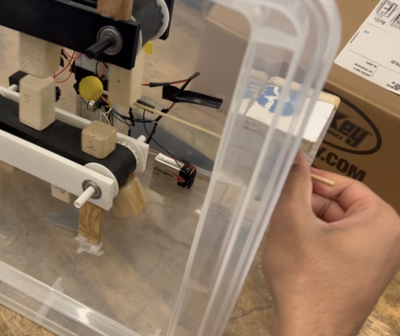User control system and push button
